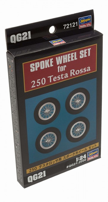 Hasegawa  1/24 250 Testarossa for the spoke wheel set, HASQG21, by HASEGAWA