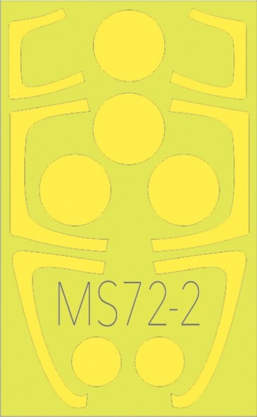 Platz mask sheet for 1/72 Su-27 Flanker  , PLZ38590, by PLATZ