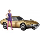 Hasegawa 1/24 Toyota 2000GT "Gold" w/60's Girls Model Figure, HAS23333, by HASEGAWA