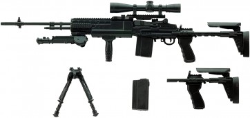 TOMYTEC 1/12 Little Armory LA062 M14EBR-RI Type  , TMT10976, by TOMYTEC