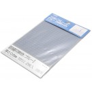 Wave PLASTIC PLATE WITH PRINTED SCALE (GRAY) THICKNESS 0.8MM SCALE COLOR: BLUE  OM409, WAV23091, by WAVE