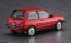 Hasegawa 1/24 Toyota Starlet EP71 Si Limited (3-Door) Mid-Term Red Color, HAS06601, by HASEGAWA