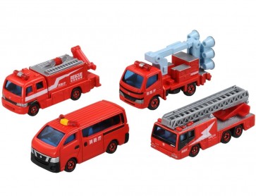 TAKARATOMY Tomica Gift Fire Truck Collection 2 , TAK56542, by TAKARATOMY
