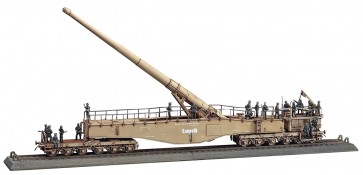 Hasegawa 1/72 MT58 German Train Gun K5 (E) "Leopold" w / Figure plastic kit , HAS12586, by HASEGAWA