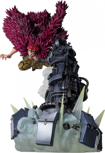 Bandai Figuarts ZERO Super Fierce Battle Eustass Kid Captain Onigashima Monster Battle, BAC34702, by BANDAI