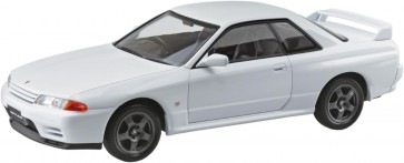Aoshima 1/32 Raku-Pla Snap Kit No.14-CW Nissan R32 Skyline GT-R (Crystal White), AOS69202, by AOSHIMA