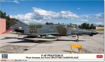 Hasegawa 1/72 F-4F Phantom II West Luftwaffe Splitter Camouflage, HAS24434, by HASEGAWA