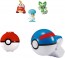 TAKARA TOMY Monster Collection Poketoruze & Pokedelze Departure Set of 3 (Super Ball/Monster Ball), TAK70294, by TAKARA TOMY