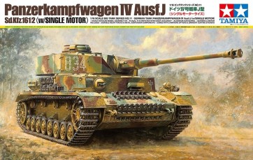 Tamiya 1/16 German No. IV tank J type (single motorized) , TAM62110, by TAMIYA