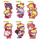 Mega House Rubber Mascot Mou Iccho! Rubber Mascot de Two-man Cel Dattebayo! 1BOX 6pcs , MEG25125, by Mega House