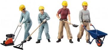 Hasegawa 1/35 Construction Worker Set A , HAS60038, by HASEGAWA