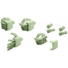 Bandai 1/144 Builders Parts HD MS Hand 02 (Zion) Zaku Green , BAN11955, by BANDAI