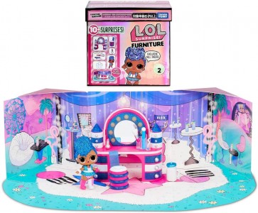 TAKARA TOMY L.O.L. Surprise! Furniture Series 2 Backstage with Independent Queen L.O.L. Surprise! , TAK62506, by TAKARA TOMY