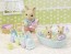 Epoch Sylvanian Families Miruku Rabbit Mitsugo-chan Daisuki Bathroom Set, EPC49541, by Epoch