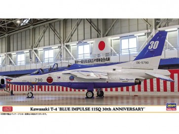Hasegawa 1/48 Kawasaki T-4 BLUE IMPULSE 11SQ 30th ANNIVERSARY, HAS75689, by HASEGAWA