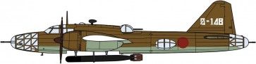 Hasegawa 1/72 Mitsubishi Ki67 TYPE 4 HEAVY BOMBER HIRYU (PEGGY) 74th Air Squadron, HAS24984, by HASEGAWA