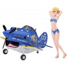 Hasegawa 1/20 Tamago Girls Collection No.03 "Amy McDonnell" w / P-40 Warhawk , HAS21827, by HASEGAWA