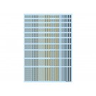 HI Q PARTS LINE DECAL 2 DARK GRAY + YELLOW (1PCS)  , HIQ75008, by HI Q PARTS