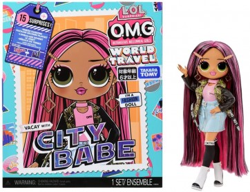 TAKARA TOMY L.O.L. Surprise! O.M.G. World Travel City Babe, TAK09249, by TAKARA TOMY