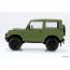 Aoshima 1/32 Raku-Pla Snap Kit No.18CU-OG Suzuki JA11 Jimny Custom Wheel (Olive Green), AOS04122, by AOSHIMA