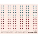 HI Q PARTS 1/12 Custom Eyes decal 10-C  , HIQ74230, by HI Q PARTS