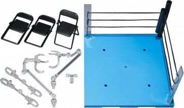 Bandai Tamashii Stage Act Ring Corner (Neutral Corner) & Pipe Chair Set for S.H.Figuarts, BAC75668, by BANDAI