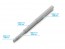 Wave Plastic Pipe (Gray) Thick (250mm x 9.5mm 3pcs), WAV25576, by WAVE