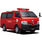 Aoshima 1/24 the model car TOYOTA TRH200V HIACE FIRE DEPARTMENT INSPECTION PUBLIC RELATIONS VEHICLE '10  , AOS58169, by AOSHIMA