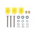 Tamiya Mini 4WD　Hi-Mount Tube Stabilizer Set (Clear Yellow)   , TAM55848, by TAMIYA