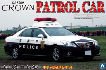 Aoshima  1/24 pre-painted 200 Crown Patrol Car Metropolitan Police Department , AOS04951, by AOSHIMA
