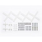 Tamiya Cross Universal Arm Set (Clear) , TAM99209, by TAMIYA