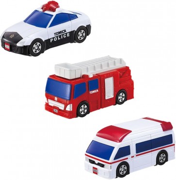 TAKARA TOMY Tomica Emergency Vehicle Collection! First Tomica Gift Set, TAK98515, by TAKARA TOMY