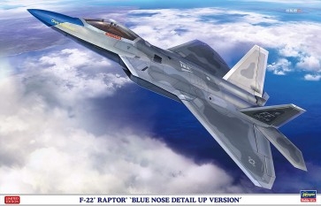Hasegawa 1/48 F-22 Raptor "Blue Nose Detail-up Version"  , HAS22930, by HASEGAWA