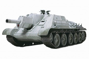 TAMIYA 1/48 Soviet self-propelled artillery SU-122, TAM32527, by TAMIYA
