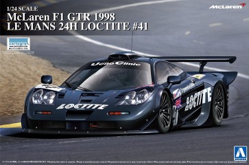 Aoshima 1/24 Supercar 15 McLaren F1 GTR 1998 Le Mans 24 hour Loctite plastic kit , AOS07457, by AOSHIMA