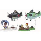 Hasegawa EGG WORLD GOD FIGHTER (ZERO FIGHTER) & WOLF PANIC (FW190)  , HAS05176, by HASEGAWA