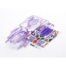 Tamiya DCR-01 BODY PARTS SET (CLEAR PURPLE) Mini 4WD , TAM53738, by TAMIYA