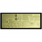 Hasegawa  1/350 Aircraft Carrier Junyo Detail Photo Etched Parts Super, HASQG65, by HASEGAWA