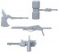 BANDAI  1/144 HGBC mock Army set   Plastic Model kit, BAN48618, by BANDAI