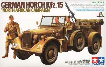Tamiya 1/35 GERMAN HORCH KFZ.15 NORTH AFRICAN CAMPAIGN, TAM65097, by TAMIYA