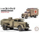 Fujimi 1/72 Military Series GERMAN 3T TRUCK (MILITARY TRUCK, REFUELLING CAR)  , FUJ23075, by FUJIMI