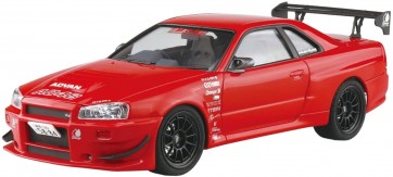 Aoshima 1/24 The Tuned Car No.71 MCR BNR34 Skyline GT-R '02 (Nissan), AOS63514, by AOSHIMA