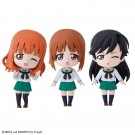 Bandai Petiture-rise Girls & Panzer Miho, Saori, Hana Set , BAN76206, by BANDAI