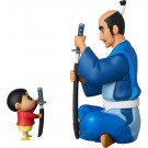 Medicom Toy UDF Crayon Shin-Chan Series 5 Bushi no Kinchou (Matabei & Shin-chan), MED58563, by MEDICOM TOY
