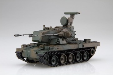 Fujimi 1/72 Military Series No.9 EX-2 JGSDF Type 87 self-propelled anti-aircraft gun (2-Car Set With Members), FUJ23631, by FUJIMI