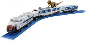 TAKARA TOMY Plarail Jurassic World Dinosaur Delivery Train, TAK11273, by TAKARA TOMY