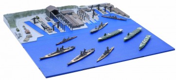 Fujimi 1/3000 KURE NAVAL PORT (IN THIS CORNER (AND OTHER CORNERS) OF THE WORLD) HEAVY CRUISER AOBA PACKAGE  , FUJ01669, by FUJIMI