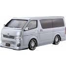 Aoshima 1/24 the tuned car No.28 Silk Blaze TRH 200 V Hiace Ver III '10 (Toyota) plastic kit, AOS53591, by AOSHIMA
