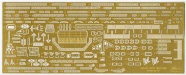 Fujimi 1/700 Special Series IJN AIRCRAFT CARRIER JUNYO PHOTO-ETCHED PARTS (W/2PCS 25MM MACHINE GUN)  , FUJ32793, by FUJIMI