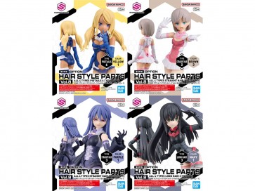 Bandai 30MS Option Hair Style Parts Vol.8 (4 Types), BAN54632, by BANDAI